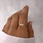 انگشتر بینهایت نگین دار