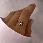 انگشتر قلب ابی