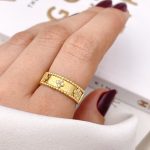 انگشتر ونکلیف نگین دار