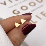 گوشواره هندسی مثلث