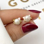 گوشواره میخی گربه