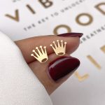 گوشواره میخی رولکس