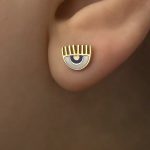 گوشواره میخی چشم نظر