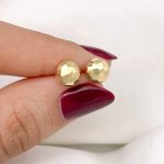 گوشواره میخی گوی تراش