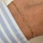 دستبند طرح فیگارو باریک