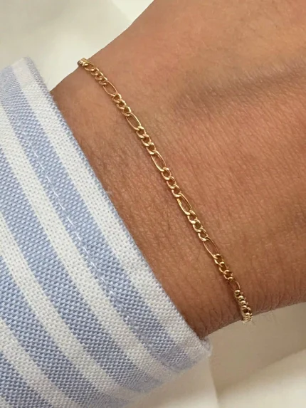 دستبند طرح فیگارو باریک