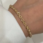 دستبند طرح طناب