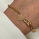 دستبند تیفانی با آویز قلب