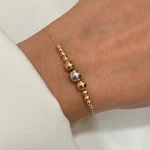 دستبند توپی رنگی