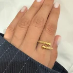 انگشتر لاین توپ دار