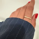 انگشتر مینیمال ساده