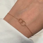 دستبند حلقه گره خورده