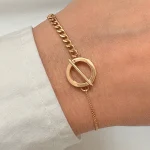 دستبند کارتیه زنجیردار