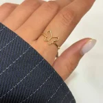 انگشتر طرح پروانه