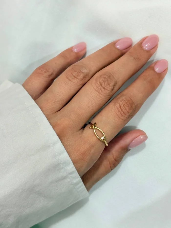 انگشتر طرح ماهی