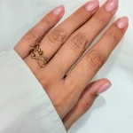 انگشتر مفتولی طرح قلب