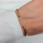 دستبند النگویی طلایی