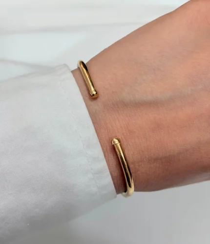 دستبند النگویی طلایی