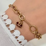 دستبند با آویز کیف