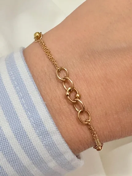 دستبند زنجیری حقه ای