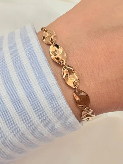 دستبند تکه ای چروک