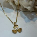 پلاک گل و مروارید