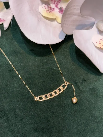 گردنبند کارتیر با آویز قلب
