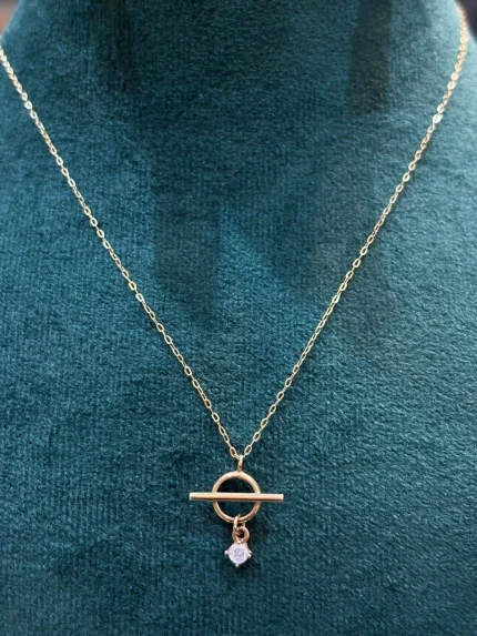 گردنبند تیفانی نگین دار