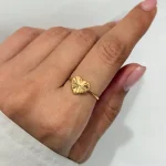 انگشتر قلب تراش خورده