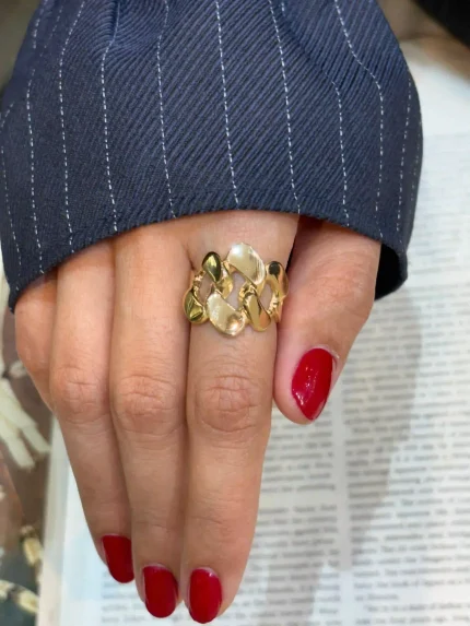 انگشتر کارتیر پهن