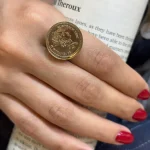 انگشتر طرح سکه