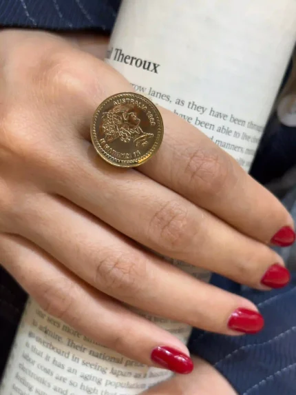 انگشتر طرح سکه