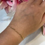 دستبند ظریف زنانه حلقه و گوی