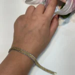 دستبند رولکس پهن دو رنگ