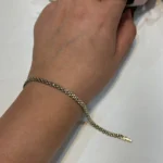 دستبند رولکس باریک دو رنگ