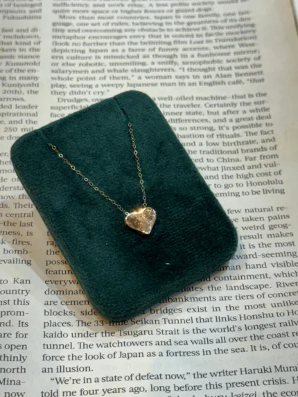 پلاک قلب آیینه ای