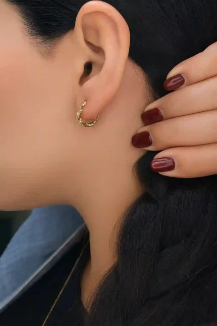 گوشواره حلقه ای ورساچه