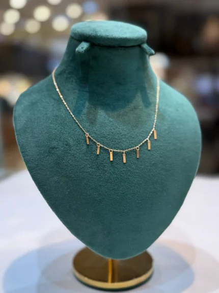 زنجیر متصل با آویز مستطیل