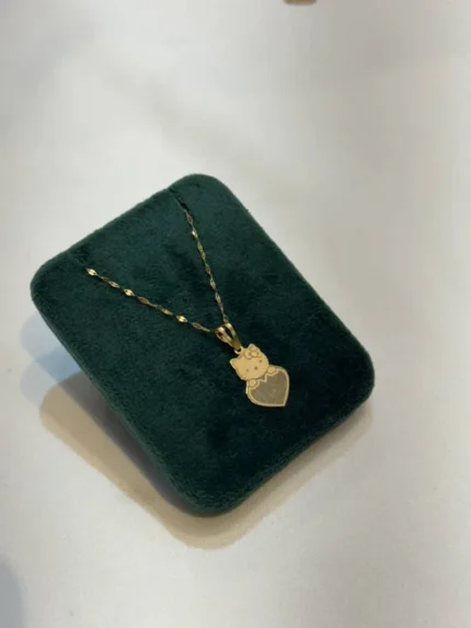 پلاک کیتی با قلب