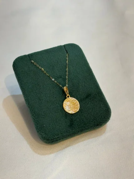 آویز طلا با اثر انگشت