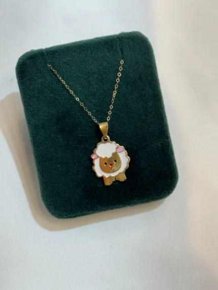 آویز طلا طرح بره