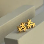 گوشواره میخی گل