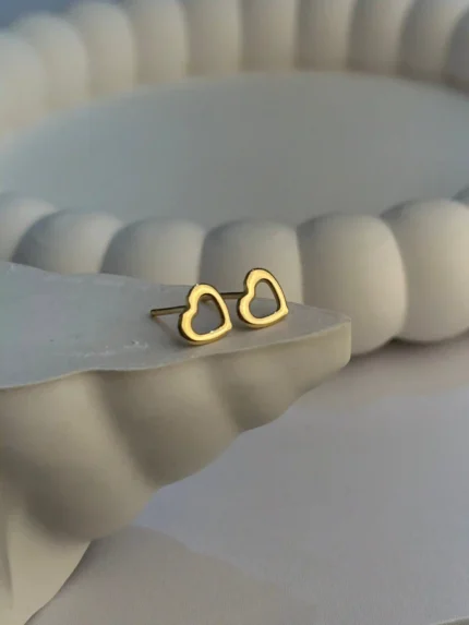 گوشواره قلب تو خالی