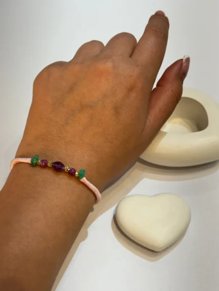 دستبند صورتی