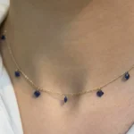 گردنبند آبی