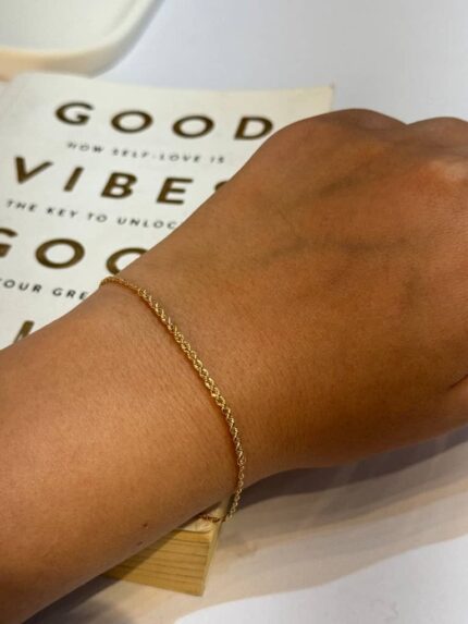 دستبند طنابی نازک