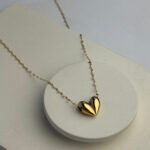 گردنبند قلب طلا