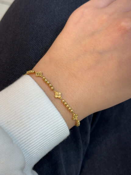 دستبند طلا گوی البرناردو و ونکلیف