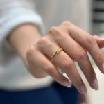 انگشتر مینیمال نگین دار