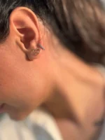 گوشواره قلب و دلفین